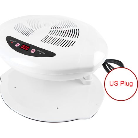 Sèche-ongles air chaud-froid 110V US, ventilateur polissage manucure blanc, outil professionnel pour salon à domicile (1/5)