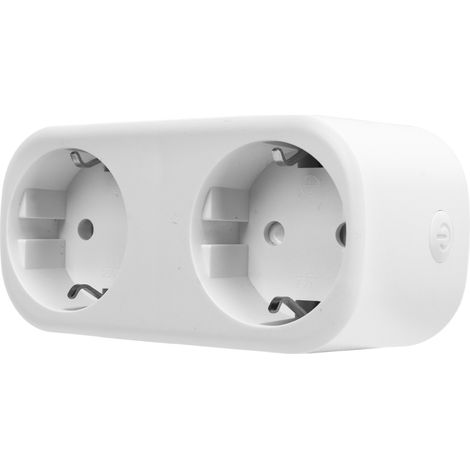 Prise connectée WiFi 2 en 1 avec commande vocale, prise UE 220-250 V, 16 A maximum (1/5)