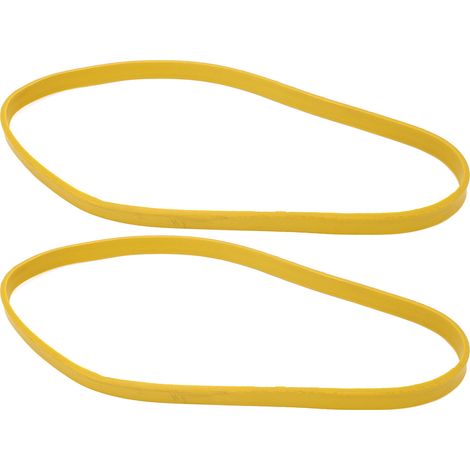 Lot de 2 roues de scie à ruban jaunes antidérapantes et silencieuses en caoutchouc pour le travail du bois, compatibles avec les scies à ruban de 9 pouces. (1/5)
