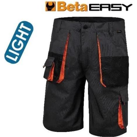 Pantalones cortos bermuda fortlan easy twill gris ergonómico