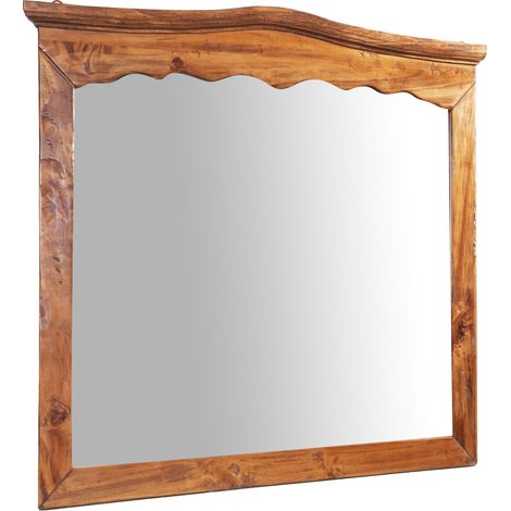 Miroir d'entrée mural en bois Miroir de salle de bain 90x5x83 cm Miroir rectangulaire à accrocher au mur Miroir de maquillage