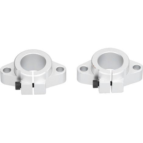 2Pcs supports de rail linéaire, guide de tige robuste, facile à remplacer, antirouille durable, améliore l'efficacité des machines et économise l'énergie. (1/5)