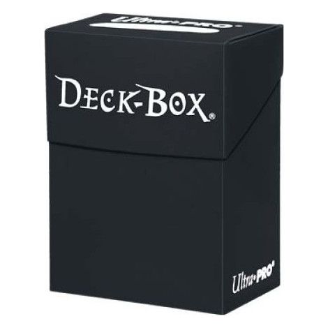Ultra Pro Kartenbox: Schwarze, stabile Deckbox