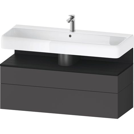 Duravit Collection One Meuble sous-lavabo, 1 tiroir et 1 tiroir,