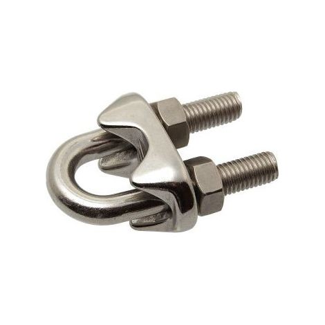 Serre cable étrier Inox A4 Pour Câble De Diamètre 10-2 pièces