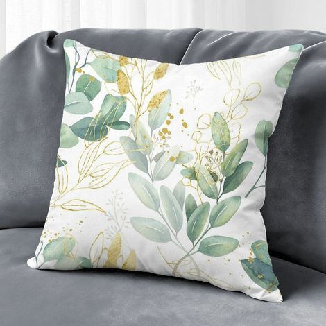 Housse de coussin floral pouces, décoration salon chambre jardin,50×50cm (1/5)