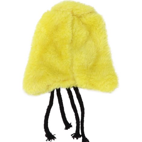 Couverture en peluche pliable et lavable à la main pour oiseaux, coin chaud, cabane pour se cacher des oiseaux, petit jaune citron (1/5)