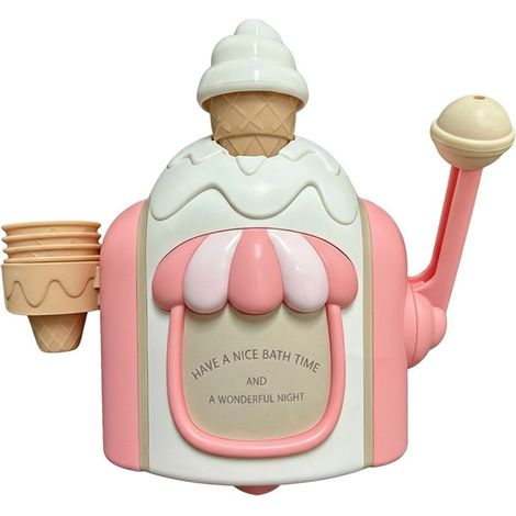 Jouet De Bain Machine À Mousse Glace 23x20,5cm Jeu D'eau Éducatif Enfant Dès 4 Ans Douche Piscine Intérieur (1/5)