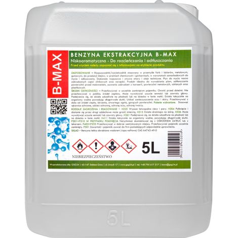 Etere di petrolio inodore B-MAX 5L