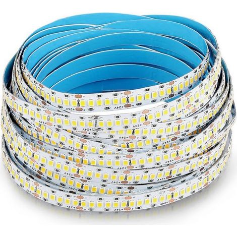 Tira LED Samsung V-TAC SMD2835 15 W/m 10 m 240 LED/m 24 V Blanco Natural IP20 10 mm (1/5)