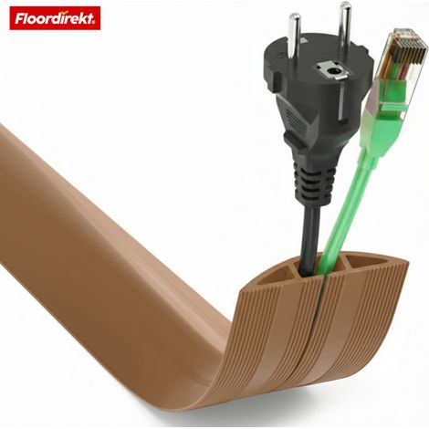 Boden-Kabelkanal Cable Guard Braun Länge: 4,5 m