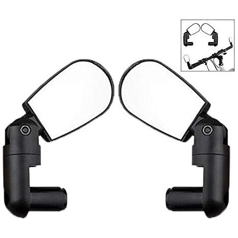 Miroir rétroviseur pour vélo Paquet de 2 pièces, otation à 360 Degrés (1/5)