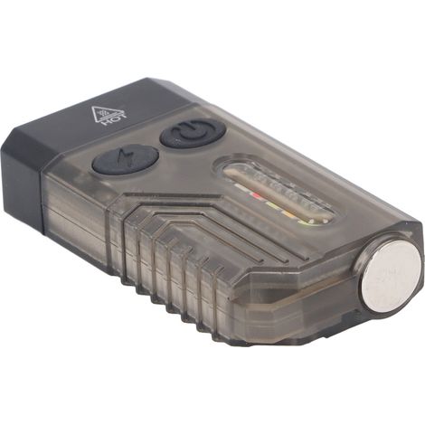 Lampe torche LED avec lumière UV 80DB avertisseur sonore 1000LM aimantation rechargeable portable étanche IPX4 lampe de travail (1/5)