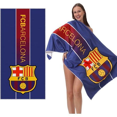 Serviette Club Barcelona 70 x 140 cm, serviette de bain absorbante en microfibre, confortable et à séchage rapide. (1/5)