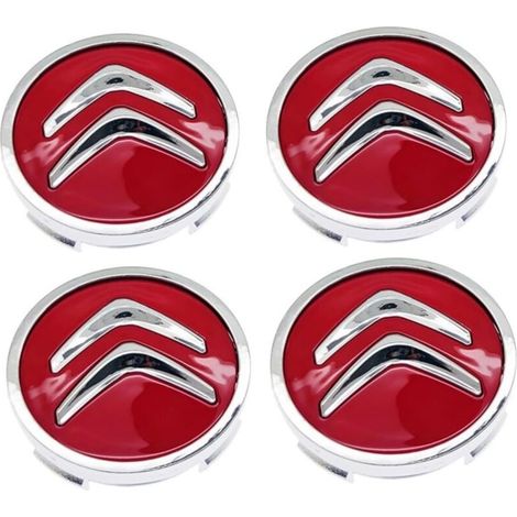Convient pour Citroen Sega C1 C2 C3 C5 C6 C3XR Elysee Triumph Aircross DS3 60MM couverture centrale imperméable à l'eau et à la poussière, facile à installer, rouge,（ 4） (1/3)