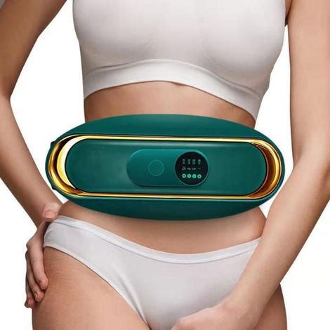 Ceinture de Massage Abdominale pour Perte de Poids, Réduction Graisse du Ventre, Rechargeable, Réglage Intensité, Confortable - (1/4)