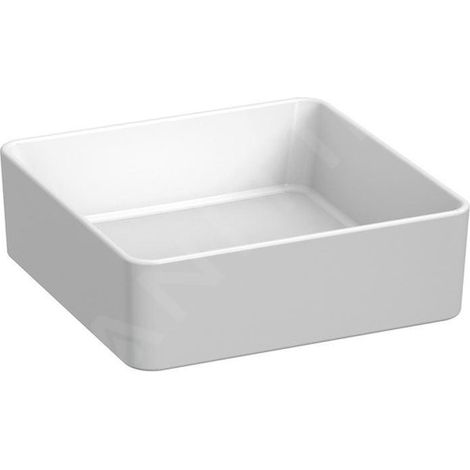 Jika Cubito Pure - Vasque à poser, 38x38 cm, sans trop-plein, blanc mat H8184227571121 (1/2)