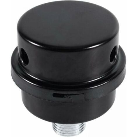 Air Compressor Muffler, 1/2 Inch Thread Connection Muffler Filter, Noise Reduction Air Filter Intake Filter Muffler for Oil-Free Air Compressor (1/5)