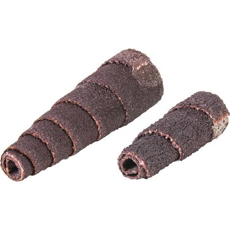 Rouleau abrasif D. 13 mm granulation 120 largeur 38 mm 26000 min-¹ conique (Par 100)