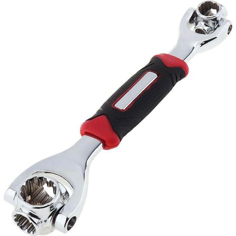 Clé Universelle 48-en-1, Ratcheting Box Wrench, Clé Multifonctionnelle, Rotation de 360 Degrés, Clé à Douille (1/5)