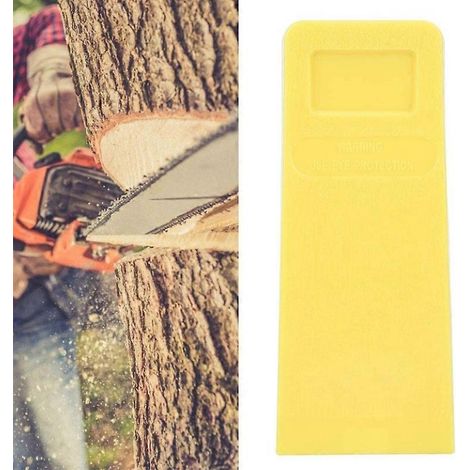 Les cales en plastique durable de 20 cm (8 pouces) utilisent une chaîne droite allongée et sont entrées en service pour enregistrer les tronçonneuses mécaniques couvertes de l'outil (1/5)