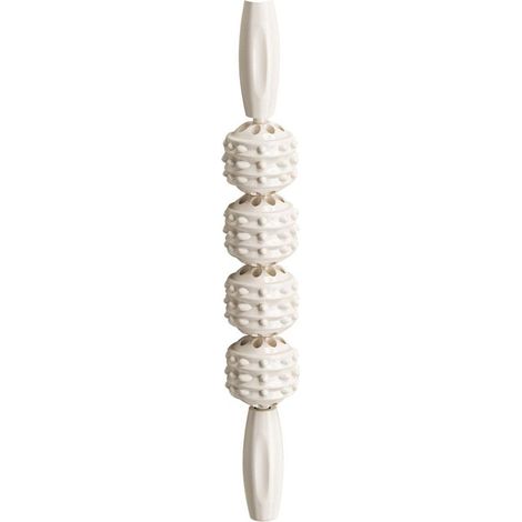 Wolfszahn-Massagerolle – Muskelrolle, Ganzkörper-Massagestab (Weiß, 36 x 6 cm) (1/5)