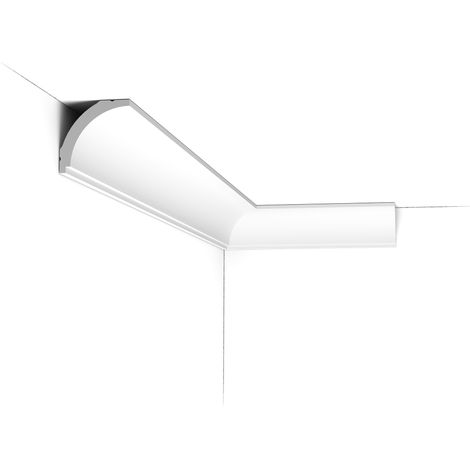 CX109 Corniche plafond Orac Decor - 4,5x4,5x200cm (h x p x L) - moulure décorative polymère Pack 2 pièces (1/3)