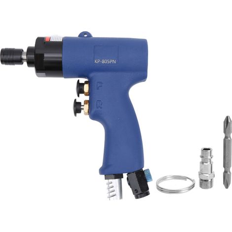 Air Tool, Air Screwdriver, Dual-Hammer Impact Mechanism, High Torque, 3 Types to Choose From, with Forward Tilt and Screwdriver (Air Nozzle (1/5)