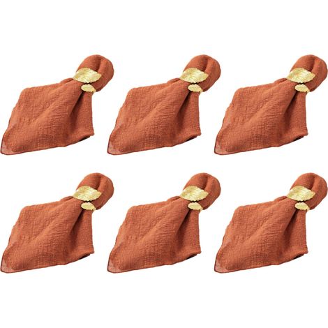 Tovaglietta decorativa realizzata con tovaglioli - Arancione a strati