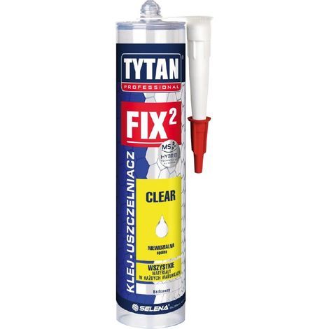 FIX2 PEGAMENTO DE MONTAJE TRANSPARENTE 290ML INCOLORO - FIX2 CL GLUE