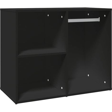 Maison Exclusive - Armadietto per Cosmetici Nero 80x40x65 cm in Legno Multistrato