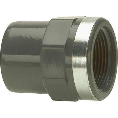 PVC-U - Raccord adhesif Nipple de reduction 50 mm x 11/4", filet femelle (1/3)