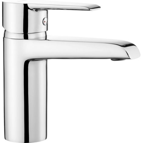 Robinet de lavabo sur pied Corio chromé élégant (1/3)