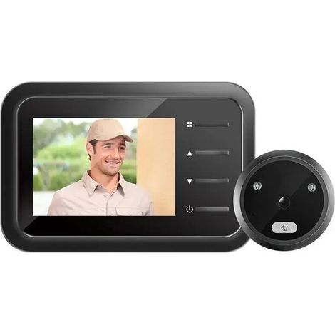 2024 New 2.4-inch LCD Peephole Doorbell Camera with IR Night Vision - Outdoor Visual Doorbell Security Camera for Smart Home (1/5)
