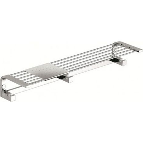 COLOMBO DESIGN Time w42750cr mensola con ganci appendi abiti cromato codice prod: W42750CR (1/2)