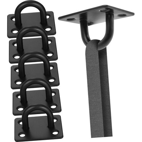 Lot de 6 crochets plafond - inox - pour suspension et maison (1/5)
