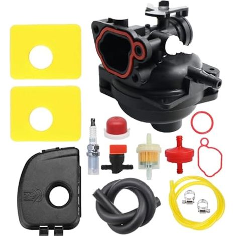 Carburateur de rechange 799583 pour moteurs de tondeuse à gazon série 09P602 08P502 300E 450E 500E 550EX 600E 550EX 600E 59560 Air Cover 799577 9 Filtre à air