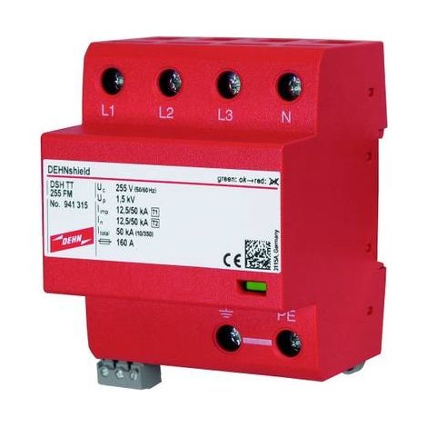DEHN MÉCANISME COMBINÉ TRIFASICO DSH PRISE TERRE 255 FM 941315