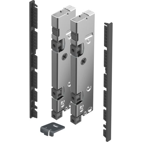 Hettich AvanTech YOU Innenschubkasten-Frontverbinder, AvanTech YOU, 9257627, anthrazit (1/3)