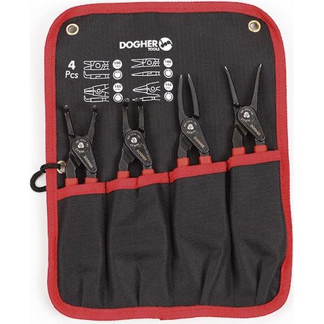 Tasche, 4 Stück, Seeger Pro Zange (180 mm)  DOGHER 220X-001