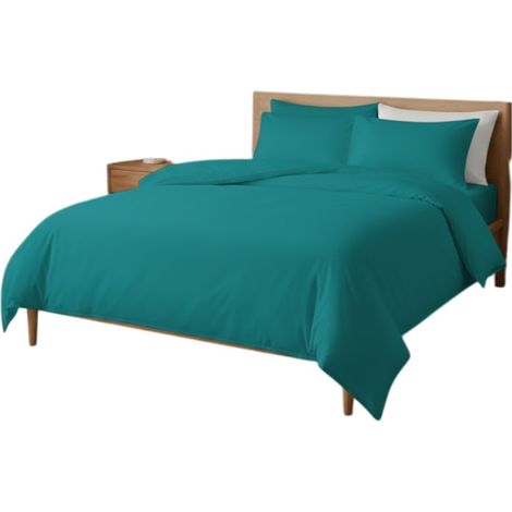 Housse de couette intemporelle 220 x 240 cm Bleu