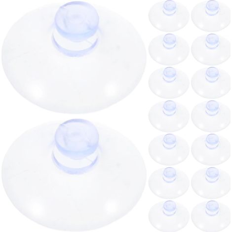 Lot de 300 Ventouses Champignon Transparentes en Plastique 25 MM Ventouses Puissantes pour Verre et Table en Verre Protection Anti-Collision Réutilisable pour Fenêtres