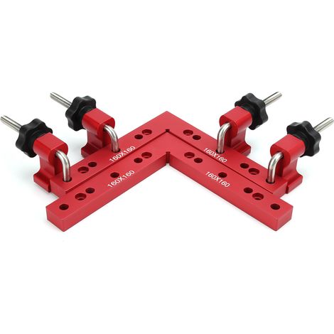 Équerre de positionnement en aluminium, règle d'angle droit 90°, outil de mesure pour cadres photo, précision et robustesse (1/5)