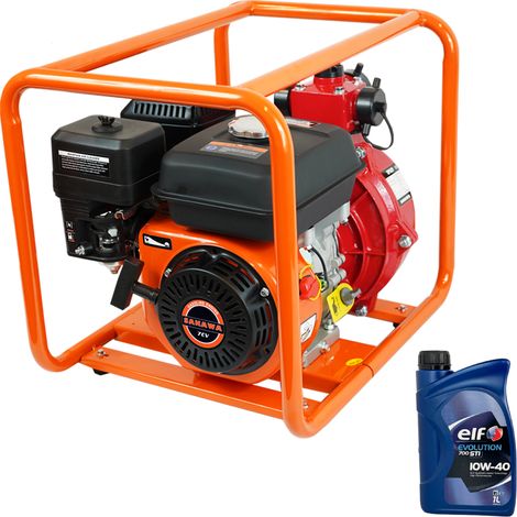 Motobomba Agua Presión 35.000 L/h salida 7CV + Aceite (1/5)