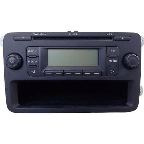 [PRODUIT D'OCCASION] Autoradio SKODA Fabia 2007- ♻️ Ref Oe. 5j0057156a - Garantie à vie (1/3)