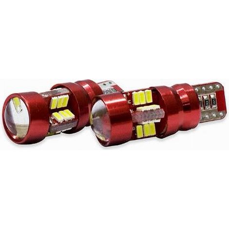 TRADE SHOP - Lampadine Di Posizione Canbus Maxtech L-p060 12v 27 Led 8 W 6000k Ultra Luminose - (1/2)