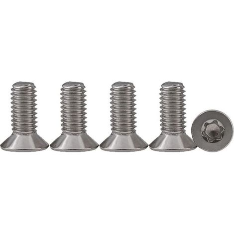 25 pièces M4 x 16 Vis à tête fraisée Vis Torx en acier inoxydable 304 Vis à Métaux Entraînement Standard Vis entièrement filetées Pour l'équipement de machine et les meubles à la maison (1/5)