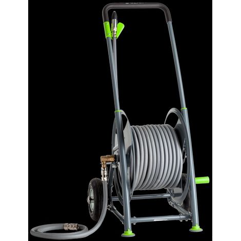 GEKA plus Schlauchwagen P40SST Trinkwasser Gestell pulverbeschichtetes Stahlrohr (1/5)