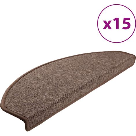Maison Exclusive - Stufenmatten 15 Stk. 65x24x4 cm Kaffeebraun Ha (1/5)