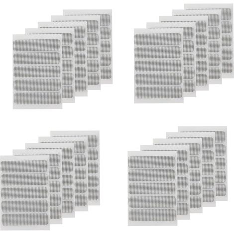 Lot de 100 Gris Moustiquaire Fibre de Verre, Réparation Moustiquaire, Toile Moustiquaire, Moustiquaires de Réparation, pour Moustiquaire (1/5)